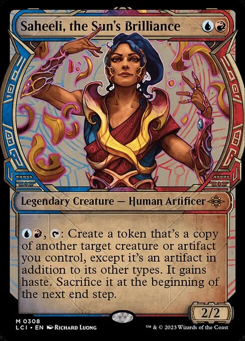 Saheeli, the Sun's Brilliance, card 308 from The Lost Caverns of Ixalan