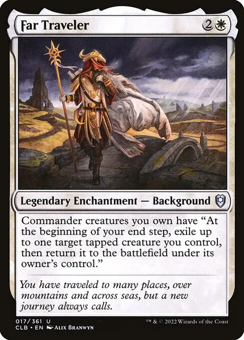 Far Traveler, carte 17 de Commander Legends: Battle for Baldur's Gate