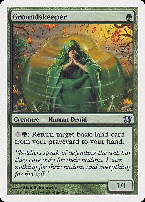 Groundskeeper, carte 247 de Ninth Edition