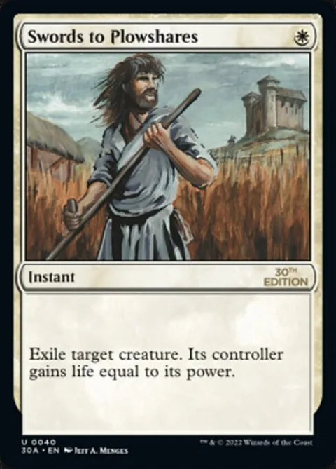 Swords to Plowshares, carte 40 de 30th Anniversary Edition