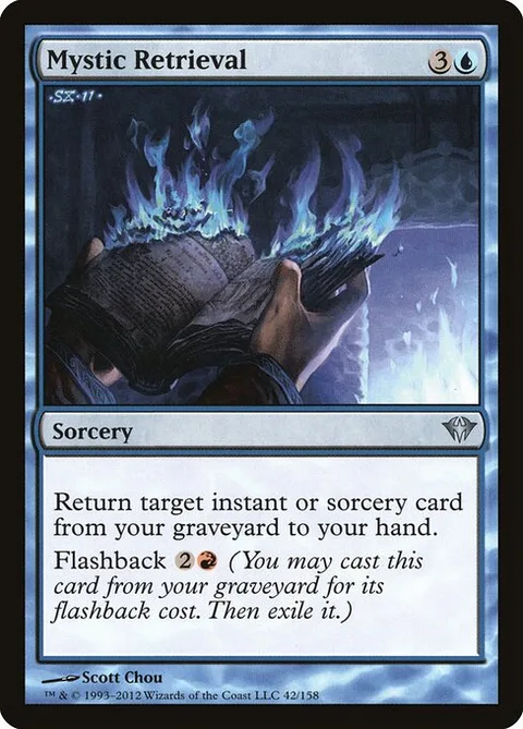 Mystic Retrieval, card 42 from Dark Ascension