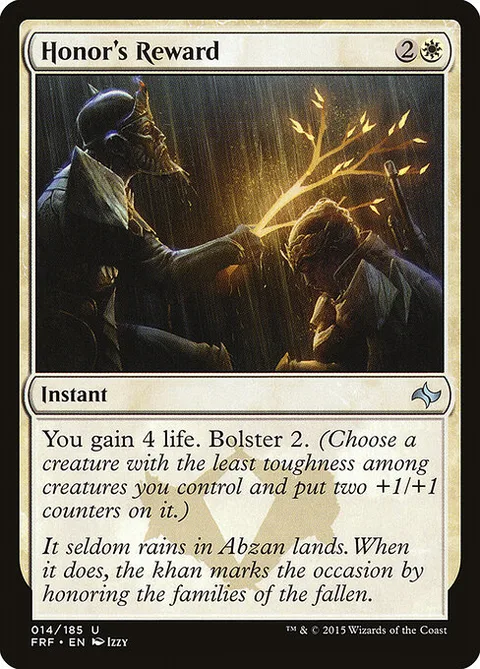 Honor's Reward, carte 14 de Fate Reforged