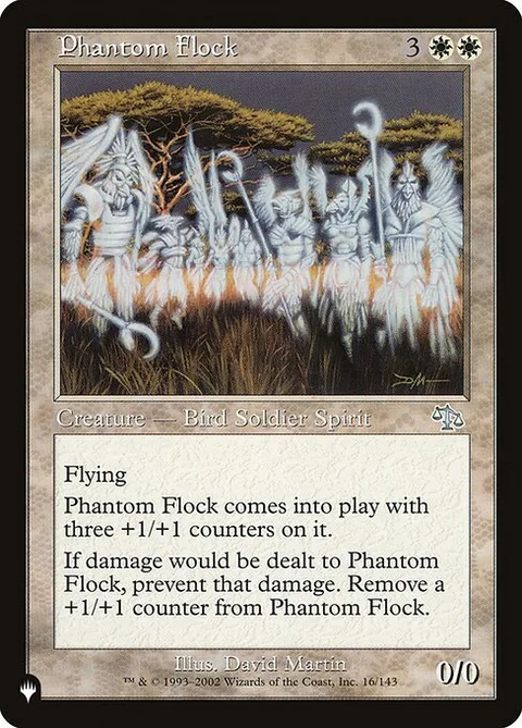 Phantom Flock, card JUD-16 from The List