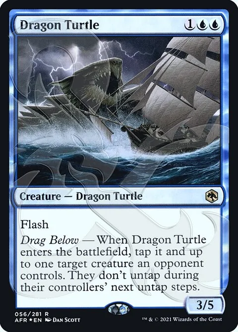 Dragon Turtle, carte 56a de Adventures in the Forgotten Realms Promos
