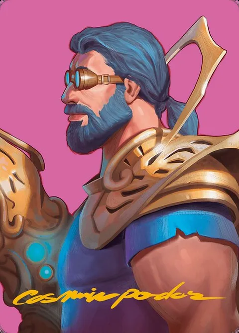 Satya, Aetherflux Genius // Satya, Aetherflux Genius, card 26 from Modern Horizons 3 Art Series