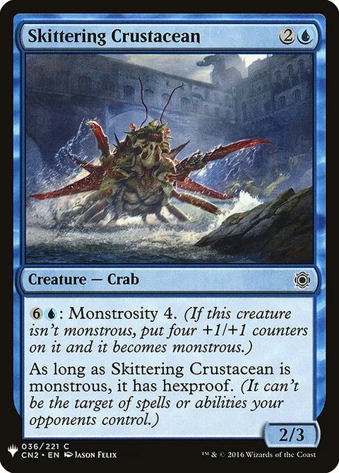 Skittering Crustacean, card CN2-36 from The List