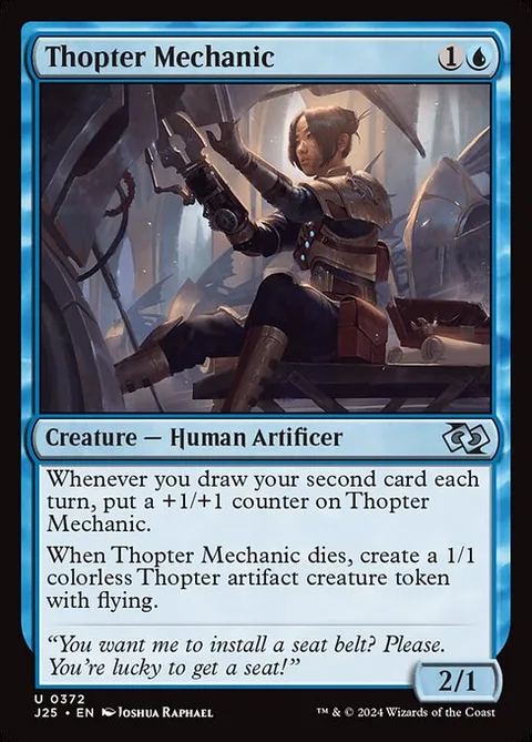 Thopter Mechanic, card 372 from Foundations Jumpstart