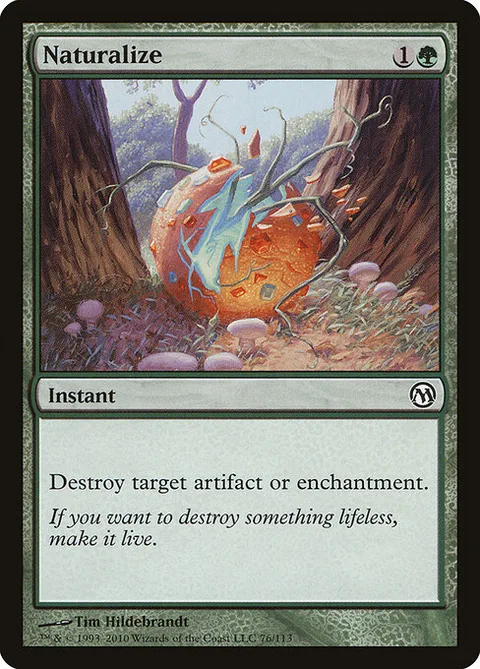 Naturalize, card 76 from Duels of the Planeswalkers
