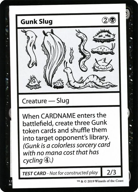 Gunk Slug, carte 43 de Mystery Booster Playtest Cards 2021