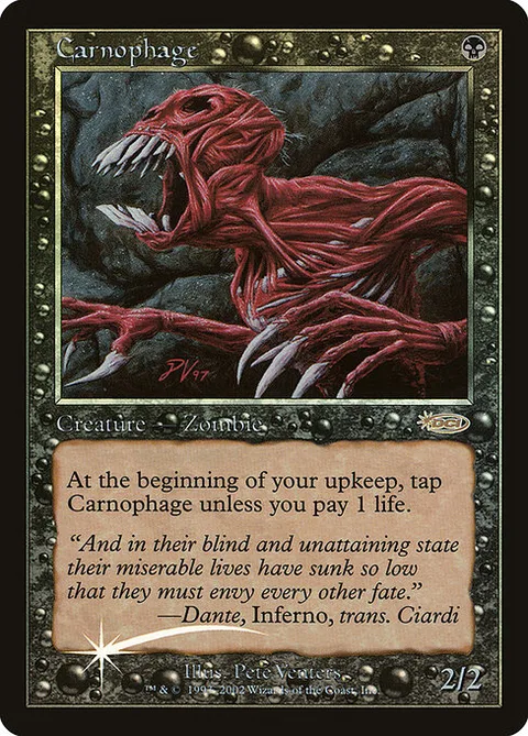 Carnophage, card 10 from Friday Night Magic 2001
