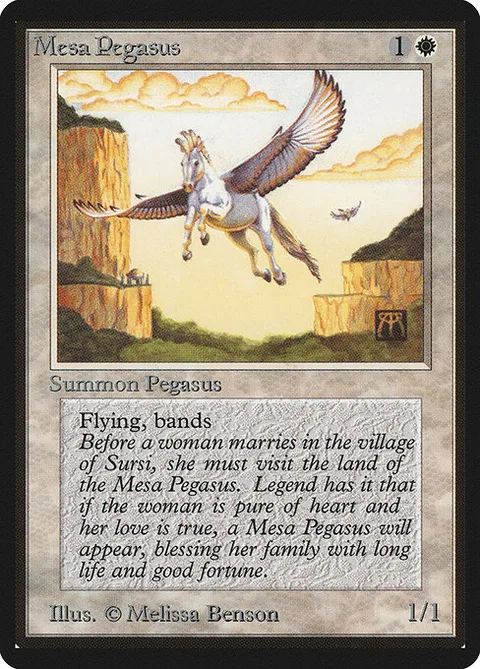 Mesa Pegasus, card 29 from Limited Edition Beta