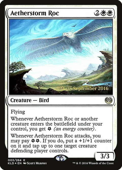 Aetherstorm Roc, card 3s from Kaladesh Promos