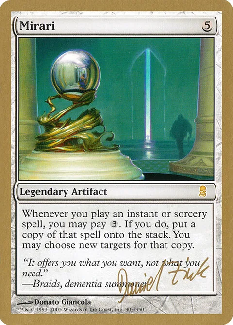 Mirari, card dz303 from World Championship Decks 2003