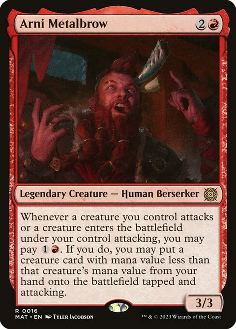 Arni Metalbrow, card 16 from March of the Machine: The Aftermath
