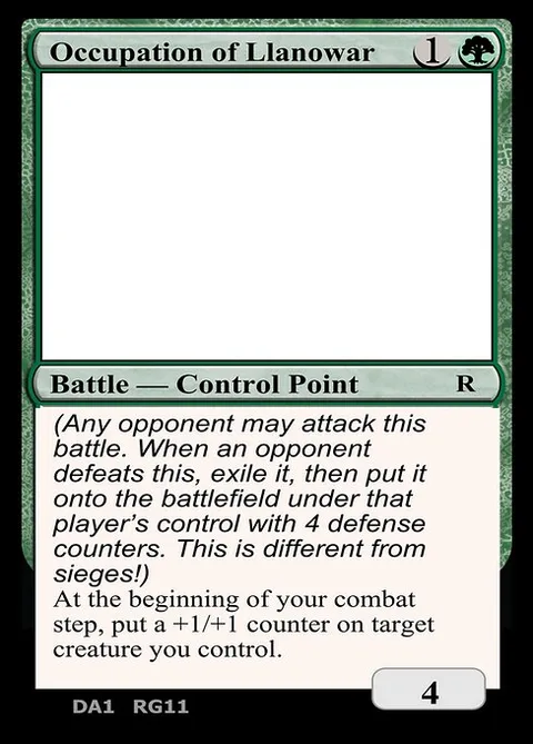 Occupation of Llanowar, carte RG11 de Unknown Event