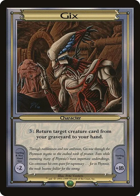 Gix, card 402 from Vanguard Series