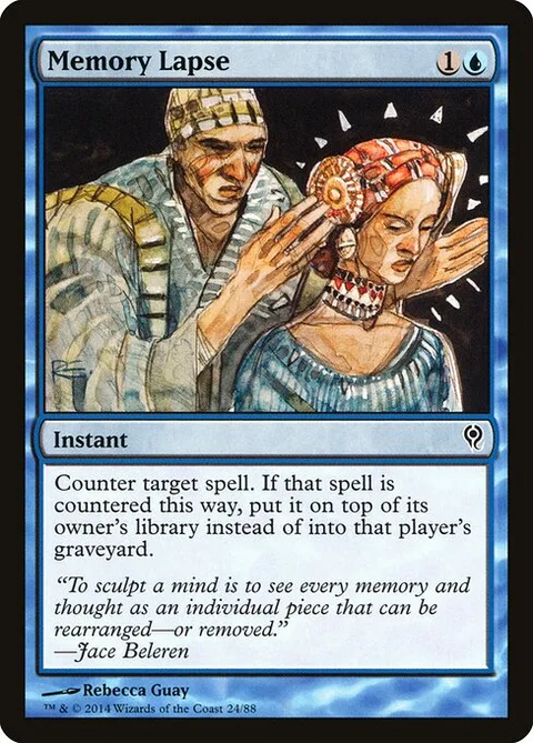 Memory Lapse, card 24 from Duel Decks: Jace vs. Vraska
