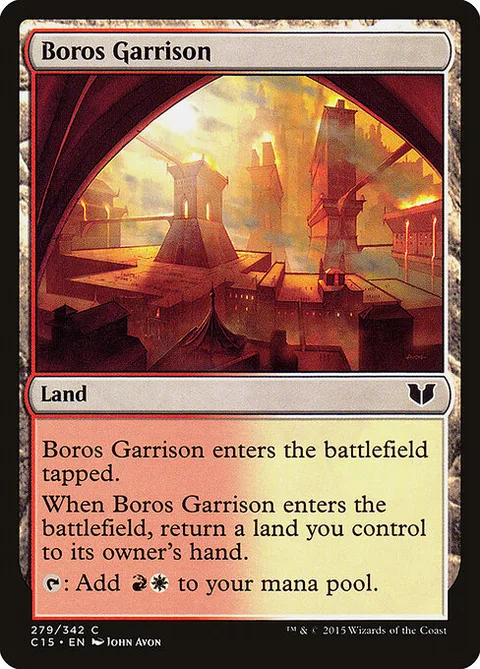 Boros Garrison, card 279 from Commander 2015