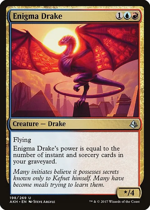 Enigma Drake, card 198 from Amonkhet