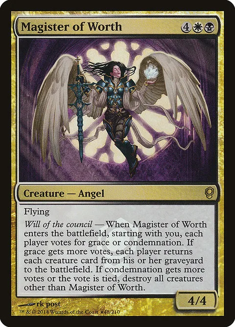 Magister of Worth, card 48★ from Conspiracy Promos