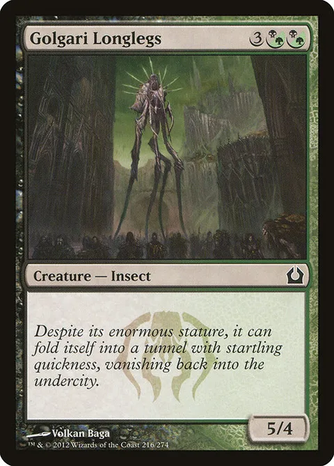 Golgari Longlegs, card 216 from Return to Ravnica