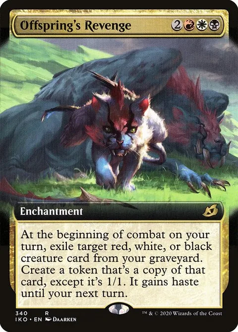 Offspring's Revenge, card 340 from Ikoria: Lair of Behemoths