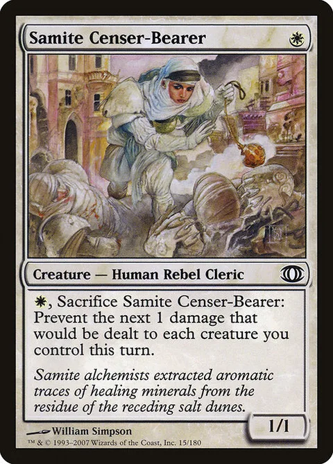 Samite Censer-Bearer, card 15 from Future Sight