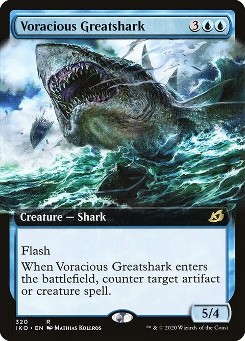 Voracious Greatshark, carte 320 de Ikoria: Lair of Behemoths