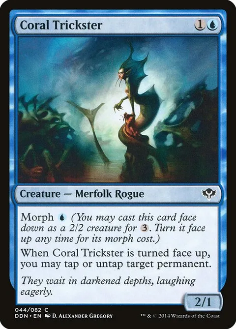 Coral Trickster, card 44 from Duel Decks: Speed vs. Cunning