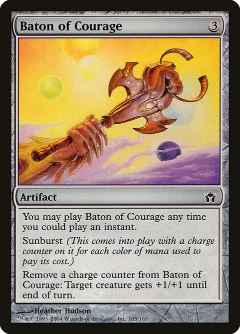 Baton of Courage, card 105 from Fifth Dawn
