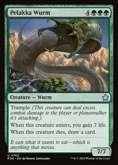 Pelakka Wurm, carte 765 de Foundations