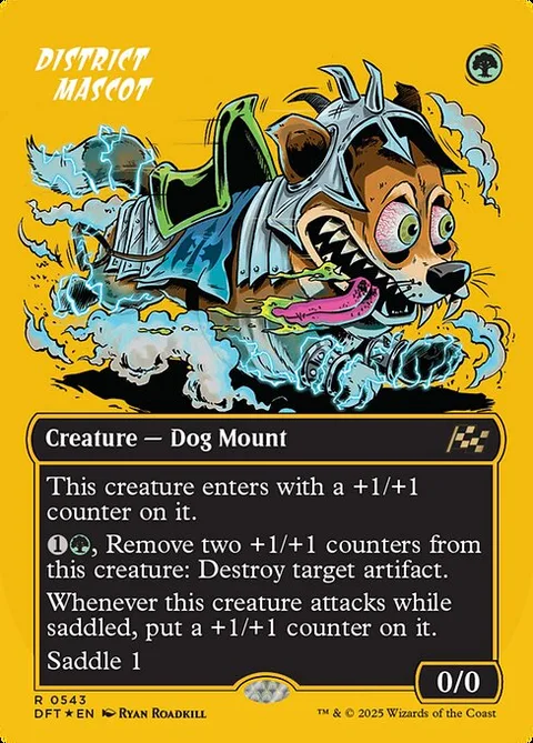 District Mascot, card 543 from Aetherdrift