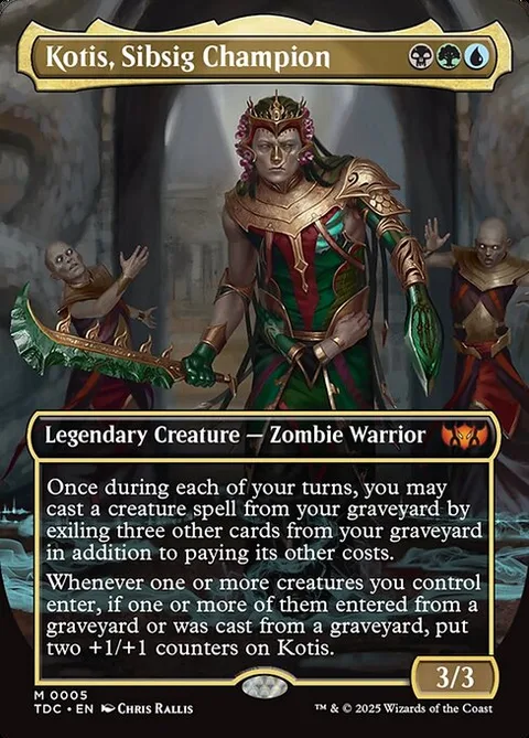 Kotis, Sibsig Champion, card 5 from Tarkir: Dragonstorm Commander
