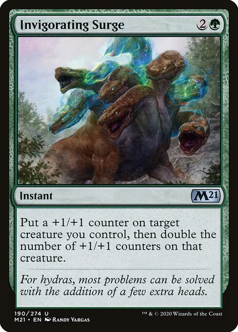 Invigorating Surge, card 190 from Core Set 2021