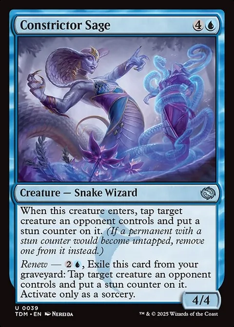 Constrictor Sage, carte 39 de Tarkir: Dragonstorm