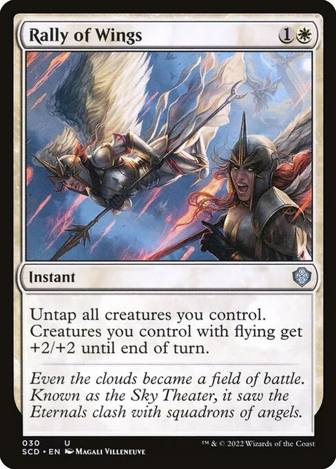 Rally of Wings, card 30 from Starter Commander Decks