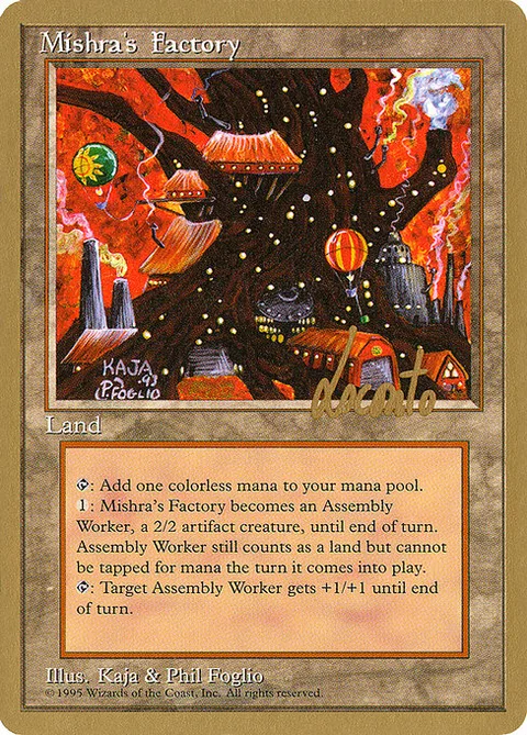 Mishra's Factory, card ml361 from Pro Tour Collector Set