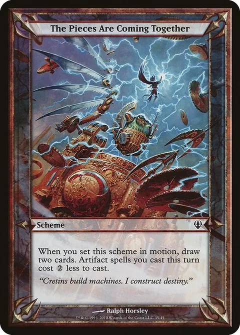 The Pieces Are Coming Together, card 35★ from Archenemy Schemes