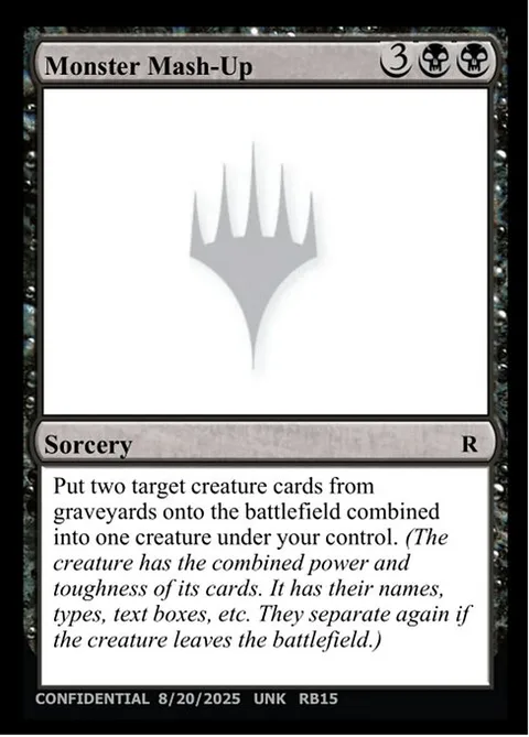 Monster Mash-Up, carte RB15 de Unknown Event