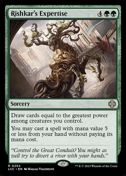 Rishkar's Expertise, carte 254 de The Lost Caverns of Ixalan Commander