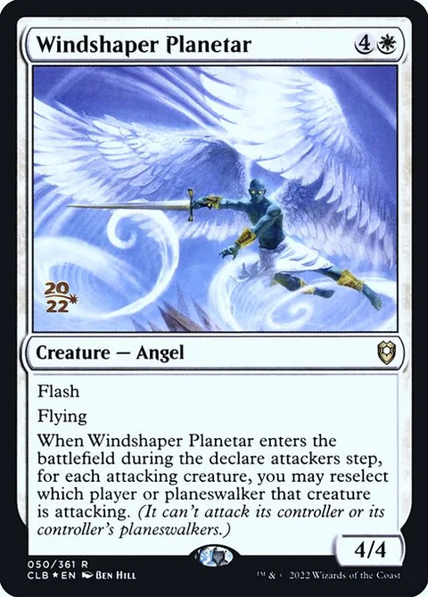 Windshaper Planetar, carte 50s de Battle for Baldur's Gate Promos