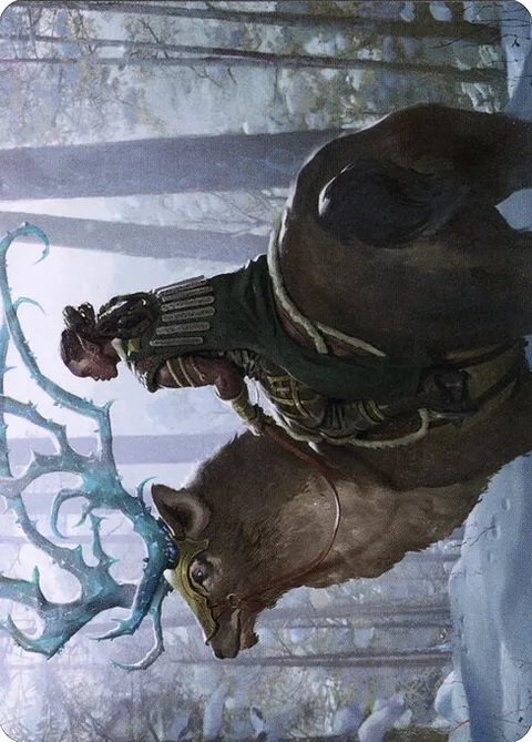 Boreal Outrider // Boreal Outrider, carte 42 de Kaldheim Art Series