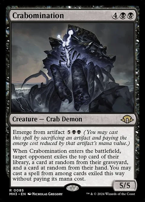 Crabomination, carte 85 de Modern Horizons 3