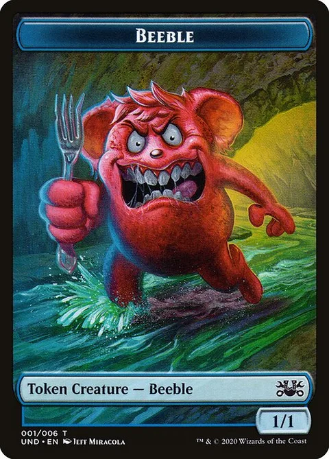 Beeble, card 1 from Unsanctioned Tokens