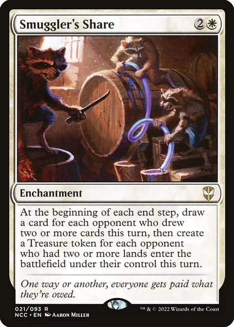 Smuggler's Share, card 21 from New Capenna Commander