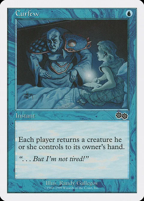 Curfew, card 17 from Battle Royale Box Set