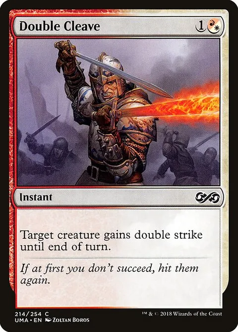 Double Cleave, carte 214 de Ultimate Masters