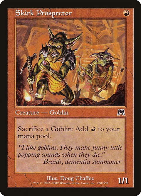 Skirk Prospector, card 230 from Onslaught