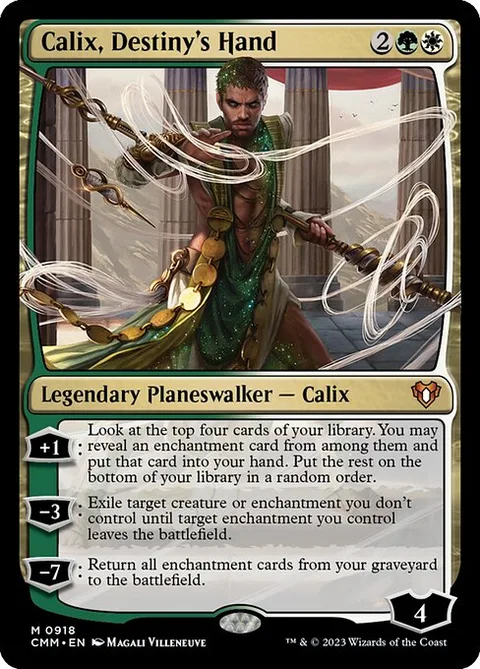 Calix, Destiny's Hand, carte 918 de Commander Masters