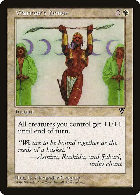 Warrior's Honor, carte 24 de Visions